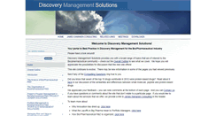 Desktop Screenshot of discoverymanagementsolutions.com